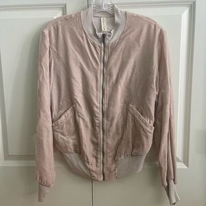 Illia Women's Pink Bomber Jacket